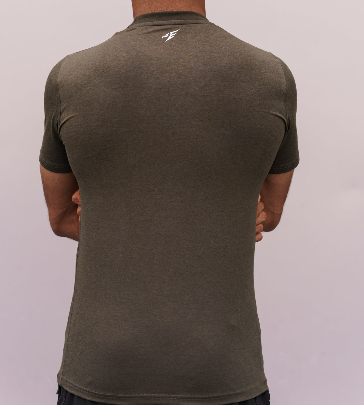 Olive Muscle Fit Short Sleeve T-Shirt