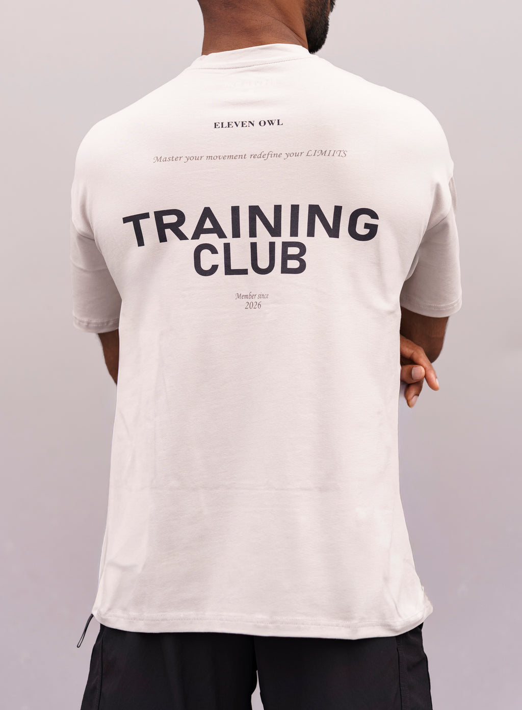 The Training Club      T-Shirt in Light Cream