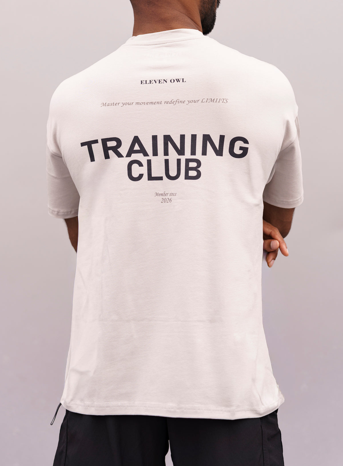 The Training Club      T-Shirt in Light Cream