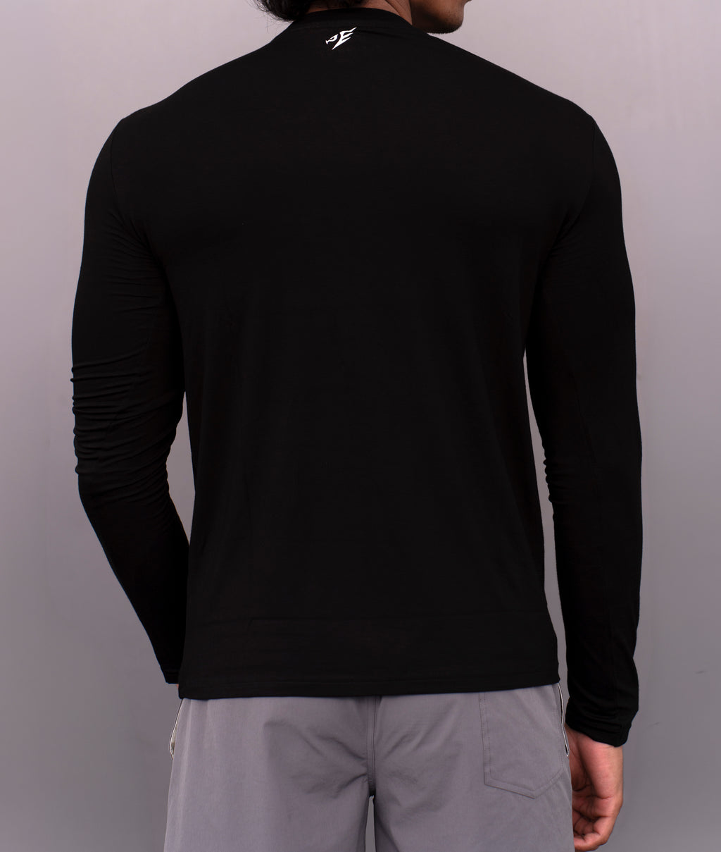 Black Muscle fit long sleeve