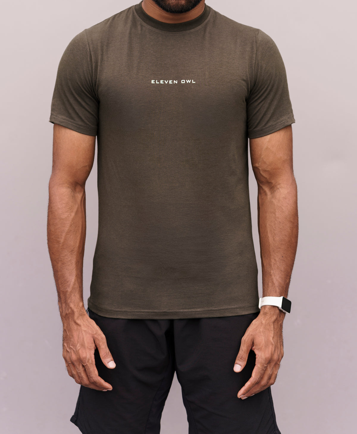 Olive Muscle Fit Short Sleeve T-Shirt