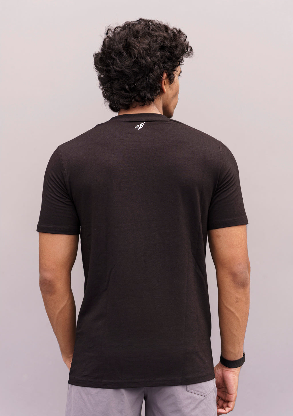Black Muscle fit short sleeve
