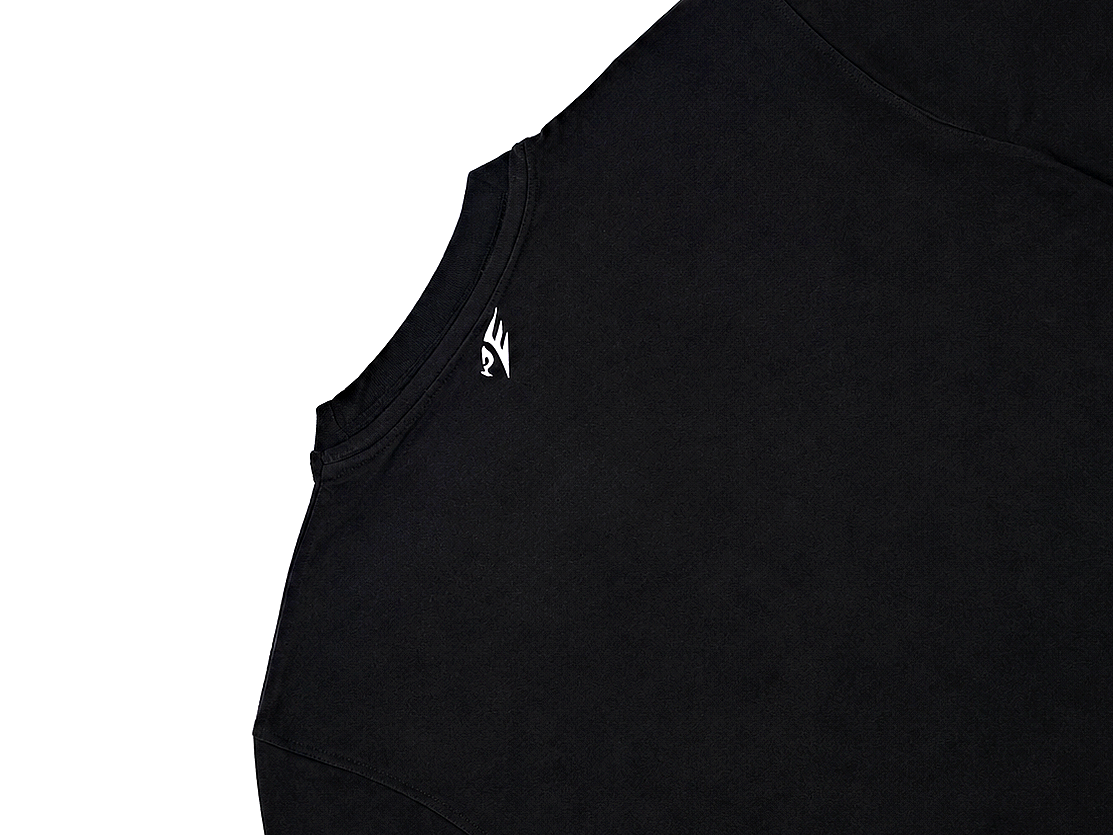 Black Muscle fit long sleeve