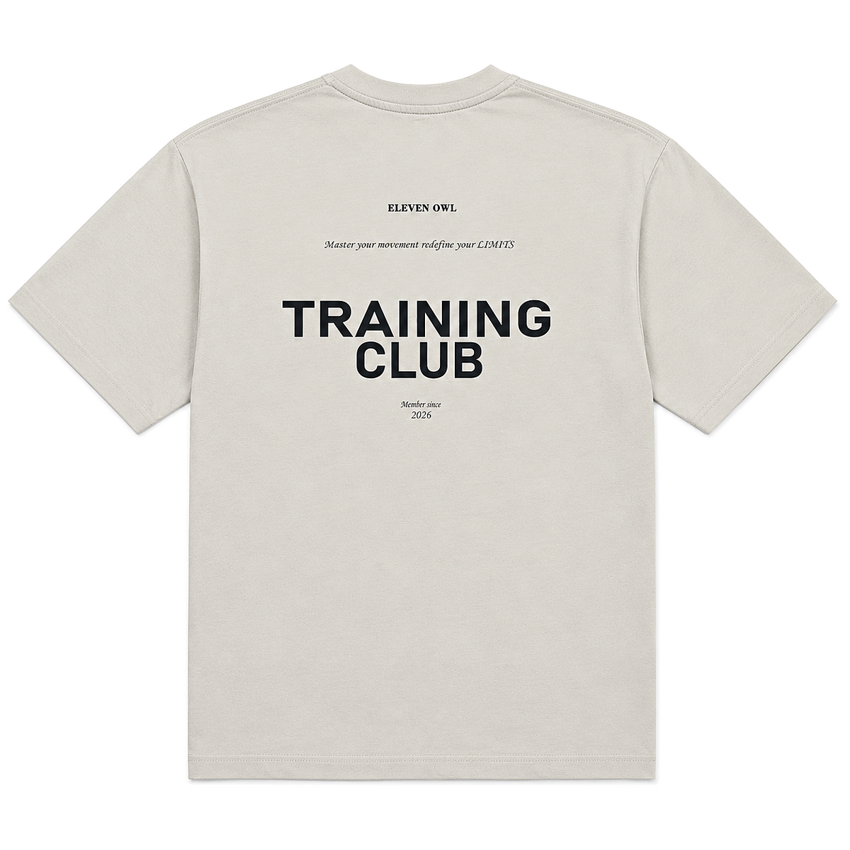 The Training Club      T-Shirt in Light Cream