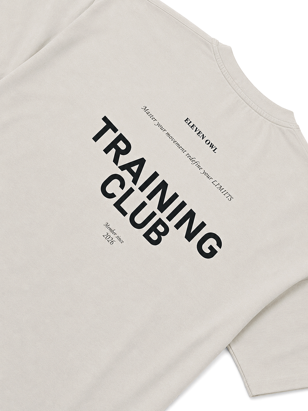 The Training Club      T-Shirt in Light Cream
