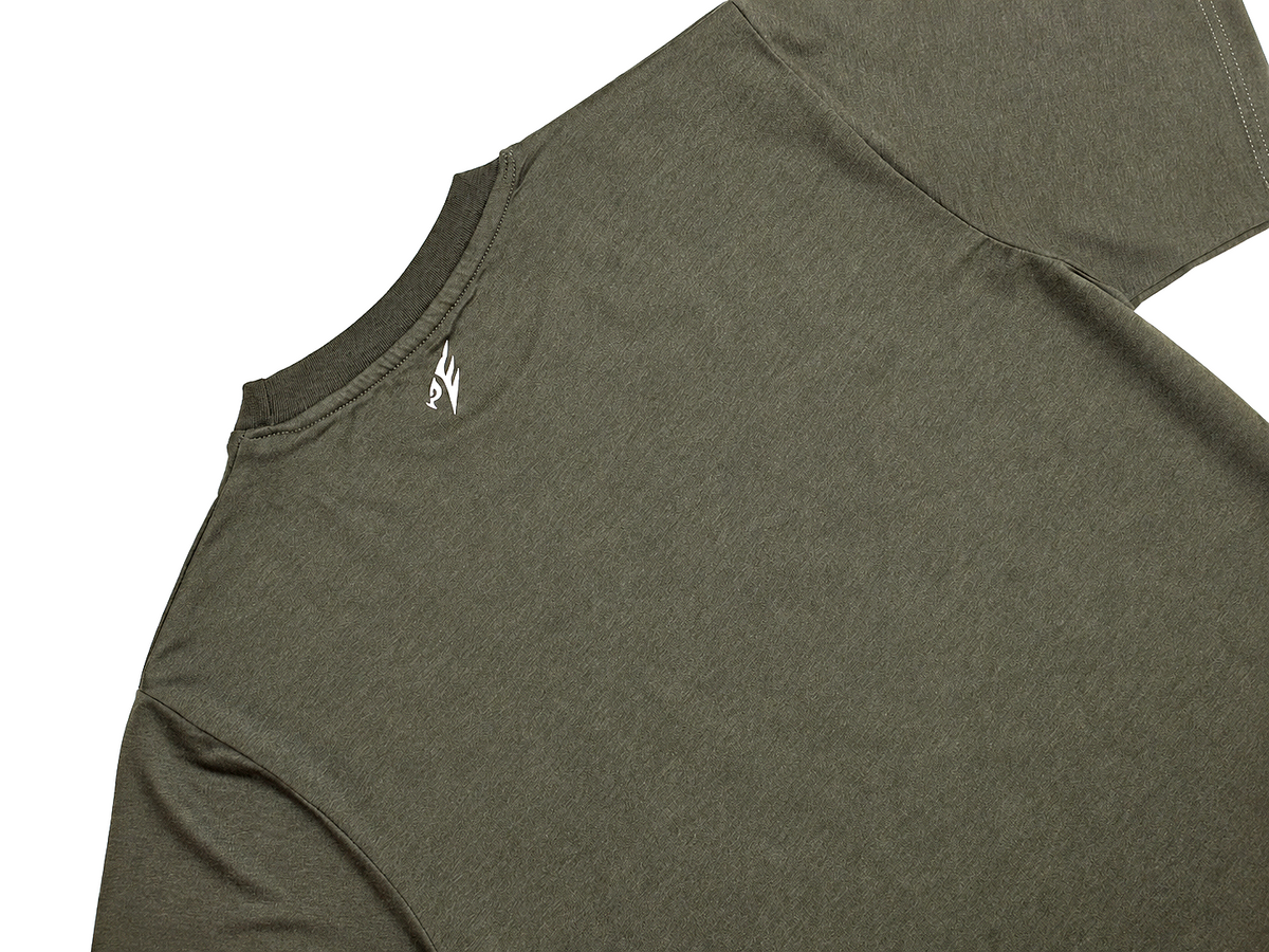 Olive Muscle Fit Short Sleeve T-Shirt
